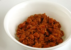 200 Calories of Canned Chili con Carne